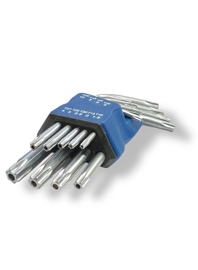ADAWAT Torx/Star Allen Key Set of 9pcs with Hole from T10 to T50 - Image 4